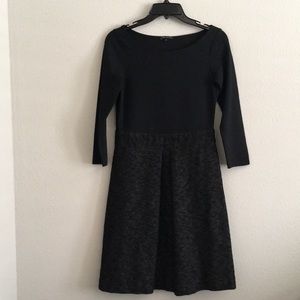 🔥Theory Fit and Flare Black Dress